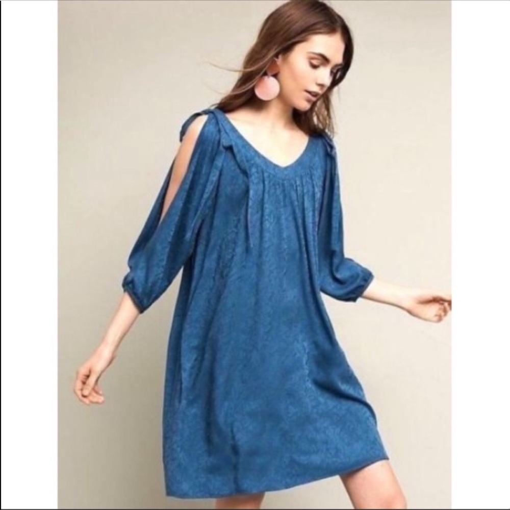 Cold shoulder Anthropologie dress